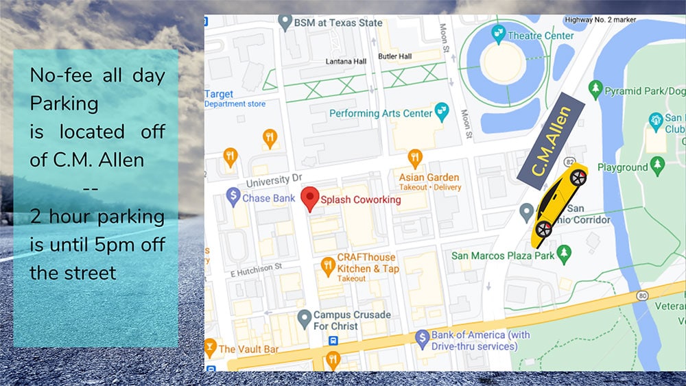 Splash Parking Map