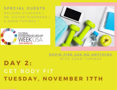 Total Health for Entrepreneurs Day 2: Tuesday: Get Body Fit #GEWSMTXBodyFit